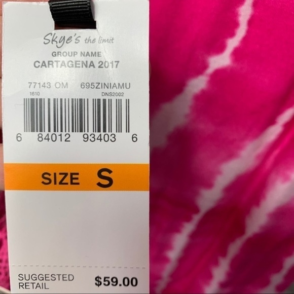 NWT Skye’s The Limit Boho Tie Dye Lace Insert Top - Picture 9 of 9